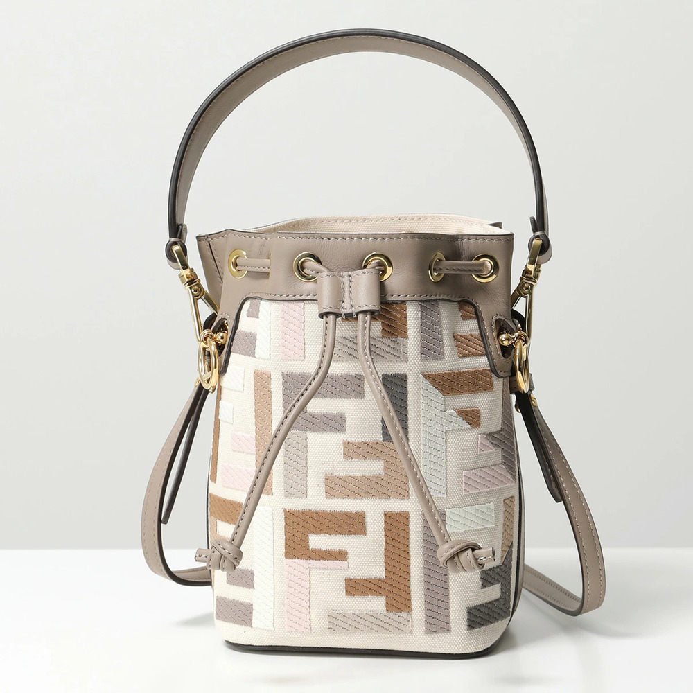 Fendi Mon Tresor Shoulder Bag APKE Handbag FF Embroidery